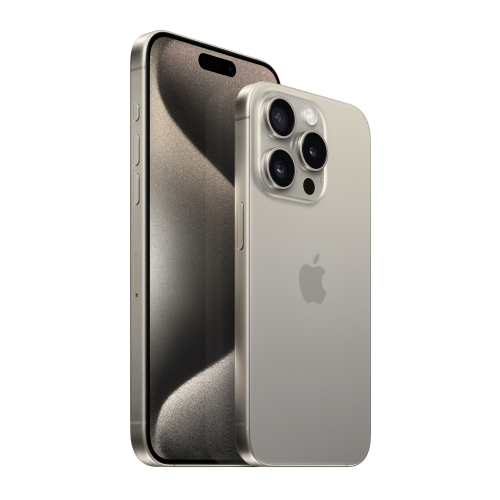 Apple iPhone 15 Pro Max Smartphone, 256 GB, Natural Titanium - Worldshop