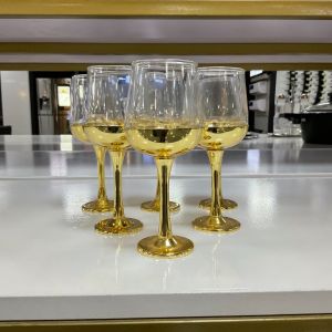GOLD STAND WINE GLASS
